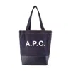Apc A.p.c. Axel Small Denim Tote Bag