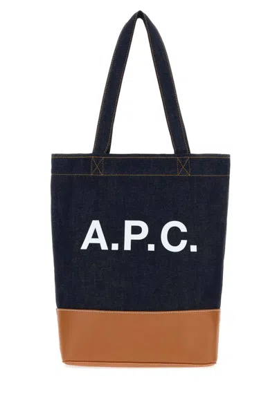 A.p.c. Tote Axel In Blue
