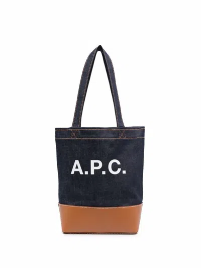 Apc A.p.c. Tote Axel Small Bags In Caf Caramel