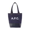 Apc A.p.c. Tote Axel Small In Blue