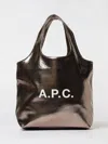 Apc Tote Bag A. P.c. Woman Color Grey In Gray
