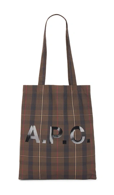 Apc Tote Bag In Brown