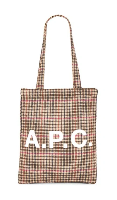 Apc Tote Bag In Brown