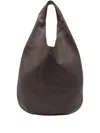 Apc Tote Bag In High-quality Grained Leather In Brown