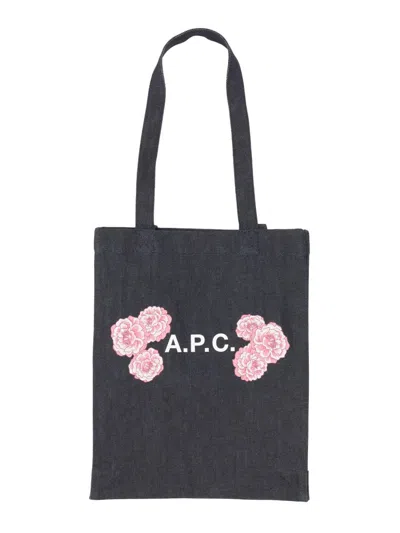 Apc Tote Bag Lou In Blue