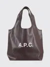 Apc Tote Bags A. P.c. Woman Color Cocoa In Brown