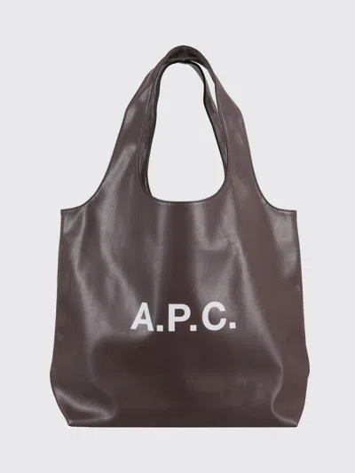 Apc Tote Bags A. P.c. Woman Color Cocoa In Brown