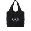 Apc A.p.c. Ninon Canvas Tote Bag In Black