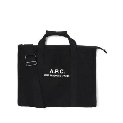 Apc A.p.c. Tote Bags In Black