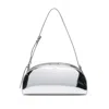 Apc Demi-lune Zip Shoulder Bag In Silver