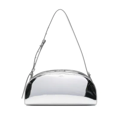 APC A.P.C. SILVER TOTE BAGS WOMEN