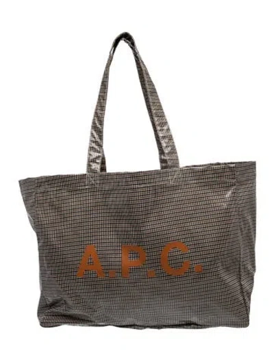 Pre-owned A.p.c. Tote In Brown