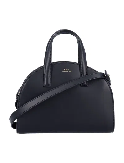 Apc A. P.c. Small Demi-lune Tote Bag In Black