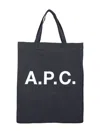 Apc A.p.c. Denim Shopping Bag In Blue