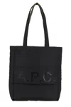 Apc A.p.c. Black Tote Bags Men