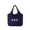 Apc Shoulder Bag A.p.c. Woman Color Denim In Blue
