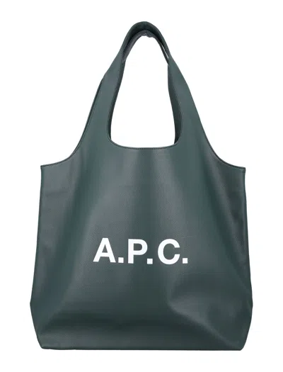 Apc A.p.c. Tote Ninon In Blue
