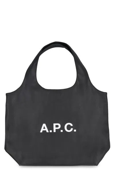 A.p.c. Tote Ninon In Black