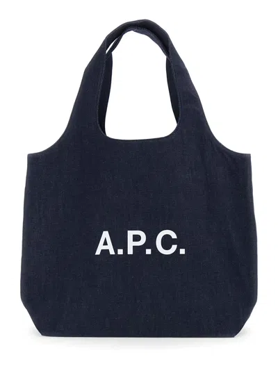 Apc Tote Ninon In Blue