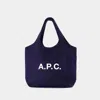 Apc A.p.c. Tote Ninon In Blue