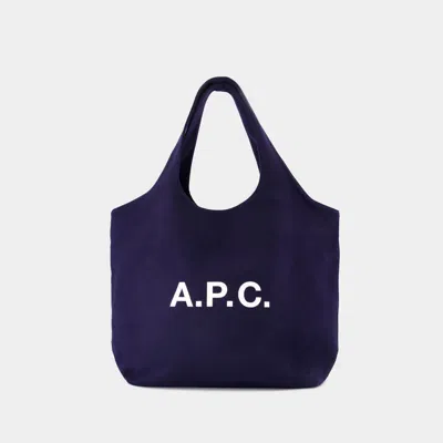 Apc A.p.c. Tote Ninon In Blue