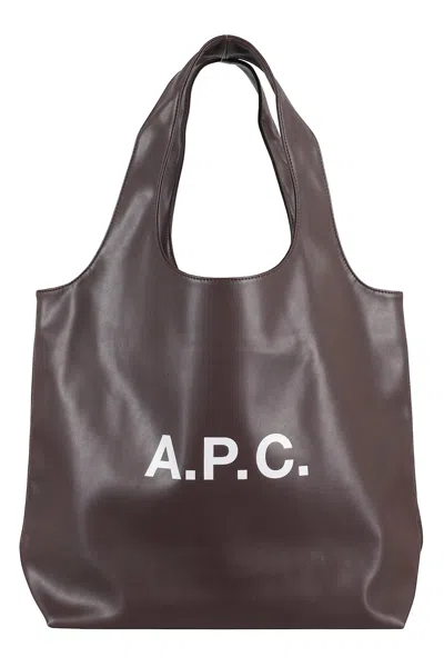 Apc Tote Ninon In Brown