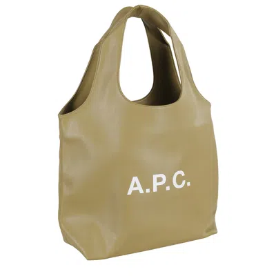 Apc A.p.c. Tote Ninon In Green