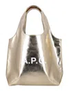 Apc A.p.c. Women Small Ninon Tote Bag In Gold