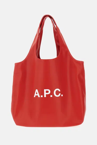 Apc Tote Ninon In Red
