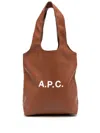 Apc A.p.c. Women Small Ninon Tote Bag In Brown