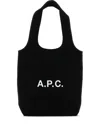 Apc Knitted Turtleneck Dress With Cut Out Detail In Black