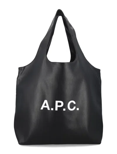 Apc A.p.c. Tote Ninon Small In Black