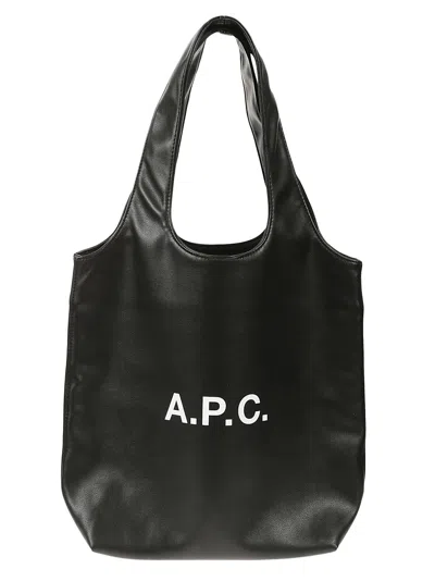 A.p.c. Tote Ninon Small In Black