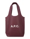 Apc A.p.c. Ninon Small Tote Bag In Purple