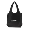 Apc A.p.c. Ninon Shopper Bag In Black