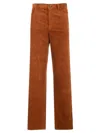 Apc New Sailor Corduroy Trousers In Brown
