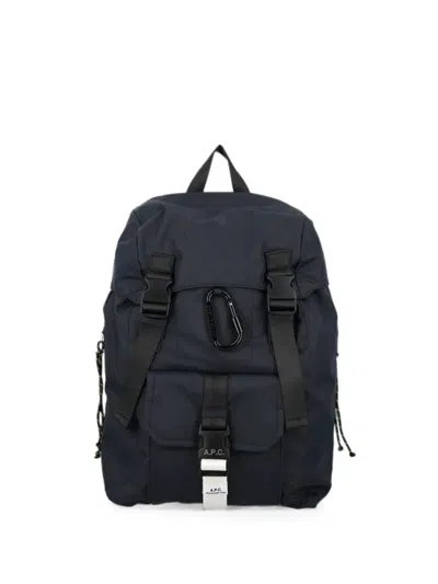 A.p.c. Treck Backpack In Blue