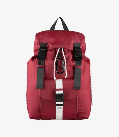 Apc Treck Backpack One Size Wine Red