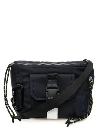 A.p.c. Treck Belt Bag In Black