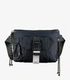Apc A.p.c. Logo Patch Buckled Belt Bag In Dark Navy
