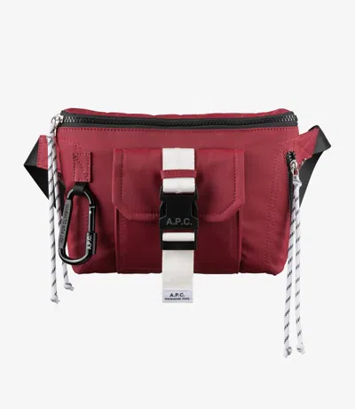 Apc Treck Bum Bag One Size Wine Red