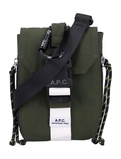 Apc A.p.c. Treck Crossbody Pouch In Black