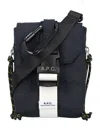 Apc A.p.c. Treck Crossbody Pouch In Blue
