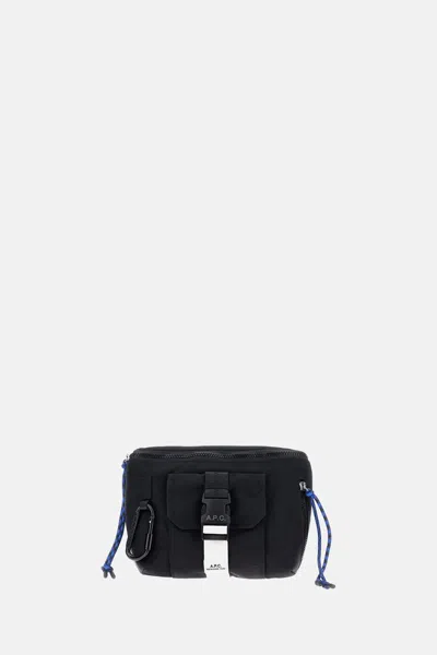 Apc Treck Shoulder Bag In Black