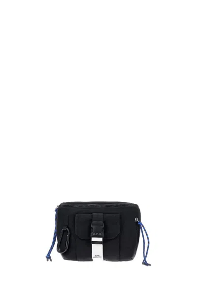 Apc A.p.c. Treck Shoulder Bag In Black