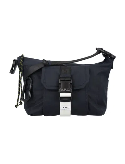 Apc Treck Shoulder Bag In Dark Navy