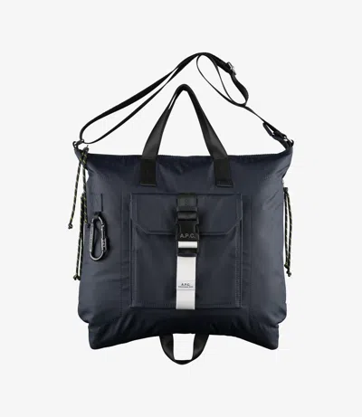Apc Treck Tote Bag One Size Dark Navy Blue