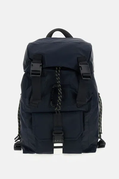 A.p.c. Trek 2.0 Backpack In Blue