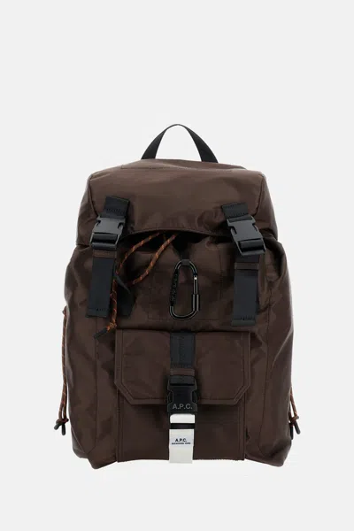 Apc Trek Backpack In Brown