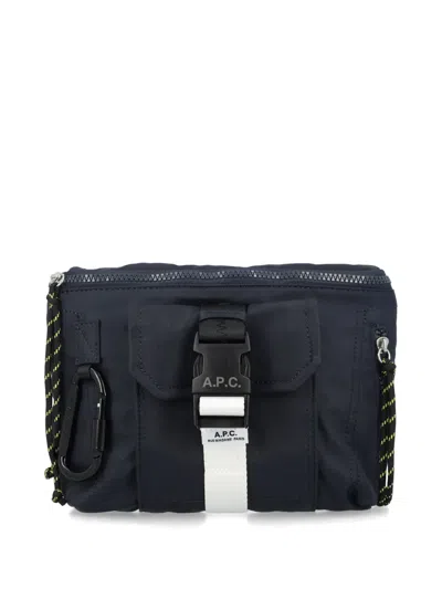 Apc Trek Belt Bag In Blue